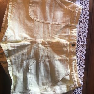 yellow Hirise Midi Short purchased at target